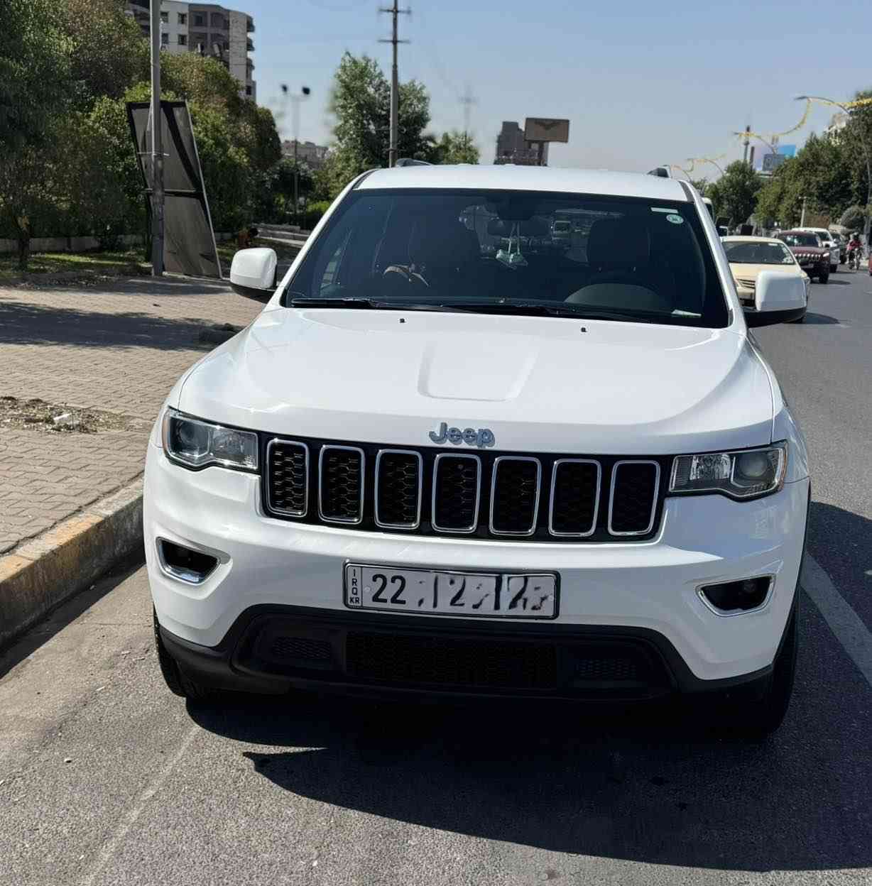 Jeep grand cherokee 2021 
Laredo
٦ پستۆن گێر و مەکینە کەپس
سەنەوی و رەقەم نوێیە
کلین بێ بۆیاخ تەنها ئەو شوێنەی دیاری کراوە PDR
بێ ناوگرتن بێ ئەرباگ 
200 هەزار کیلۆمەتر رۆشتووە
بەناو خۆمانە بەناوکردن بەشەرت
رەقەم هەولێر
سندوق شەفت 
شەغال بەسمە و سویج بەسمە 
زۆر مواسەفاتی تر 
نرخ 252$
*********** أربيل, العراق
