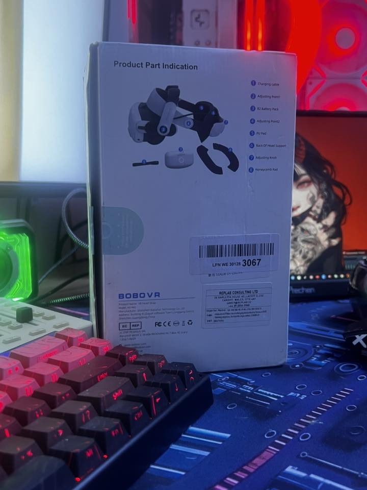 ستراب ميتا كويست 3ماركة BOBOVR
يريّح الراس ويخفف الضغط على الوجه + يطوّل وقت اللعب
جديد 
السعر :35


**إذا كنت صاحب هذا الإعلان وتريد حذفه لأي سبب، رجاءا أرسل رسالة إلى الدعم الفني**