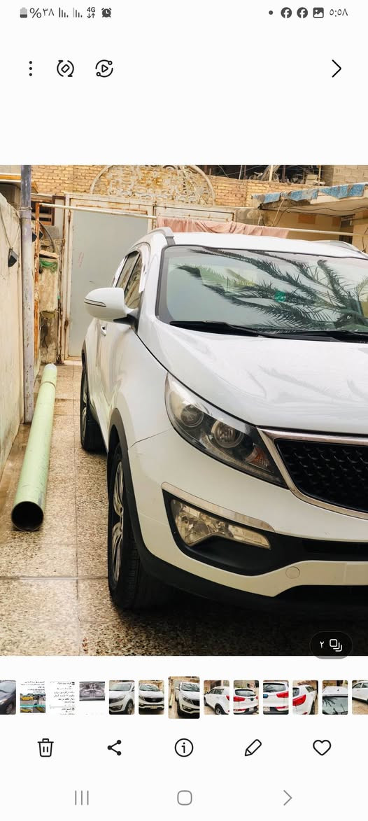 كيا سبورتج كفالة من الصبغ من الضرب مكينة ٢٠٠٠موديل ١٥ خليجي رقم بغداد السونار مرفق وية الصور السعر ١٤٠ وبيها مجال بغداد حي النصر ت***********
