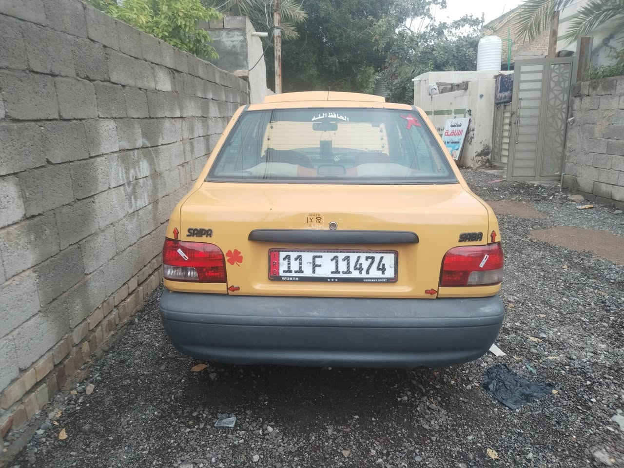 سيارة سايبا موديل 2010
مكان جسر ديالى
الرقم ***********
