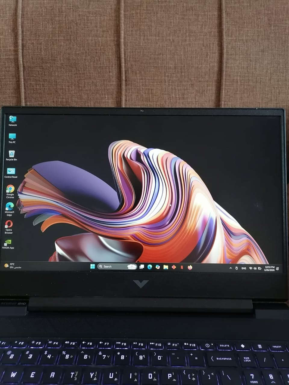 سلام عليكم لابتوب للبيع لغرض السفر
نوع جهاز HP اسم victus
جهاز مخصص العب ول تصاميم
i5-12450H Processor 2
8gb sodimm ddr4 
Windows 11
512gb solid state drive
15.6.FHD IPS 
144Hz)
NVIDIA Geforce RTX 3050 4GB
ملاحض اني مسوي ترقيه رامات بدال8gb حولت 16gb
مستعمل بس 4اشهر فقط
تواصل عن طريق الرقم
***********
