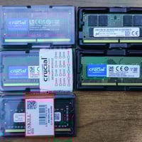 DDR5 ١٦جيجا • DDR4 ١٦جيجا • DDR4 ٨جيجا