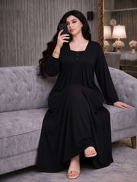 ⁨ ⁨ ⁨ ⁨ ⁨ دشداشه فانيله قطن الاصلي طويلة كلوش 🖤🐆 ‏‎القياسات :  2X .3X ...