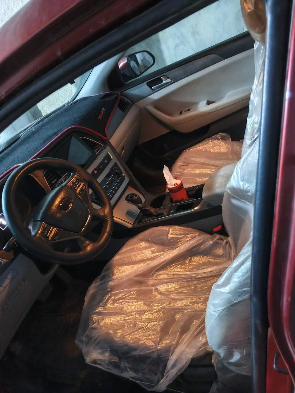 سلام عليكم سياره سوناته موديل 15جاهزه رقم كربلاء حادثه تخريب يعني سرقه 3قطع بدون شواصي  سنويه جديده بسمي السعر 120بيه مجال ***********
