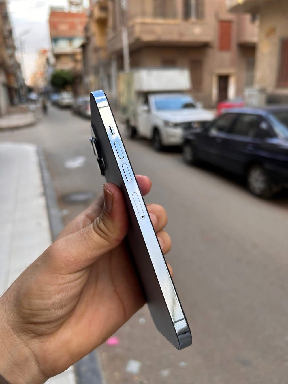 ايفون 13 برو ماكس شرق اوصط لا باله ولا مالات دبي ذاكره 256 تلفون مال بنيه اول من نزلت اخذته . تلفون طاح وتبدل بي بطاريه 100‎%‎ اصليه وشاشه اصليه شرط اصليات 
،، الفيس ايدي وكف وما سويته لئن عادي يفتح ع رمز شفته مو مهم ؛؛  السعر 550 للستفسار واتساب ***********