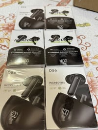 ايربودات راقية • ٦ قطع • شحن وصوت