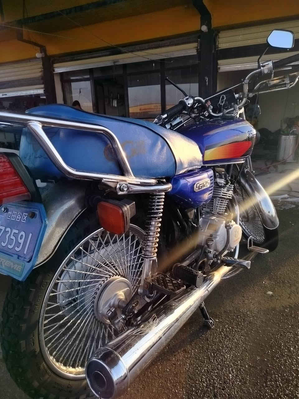 السلام عليكم 
الموطور للبيع 🏍️ اللي مهتم يتواصل  صورته واضحة  للأستفسار ***********
السعر 400
