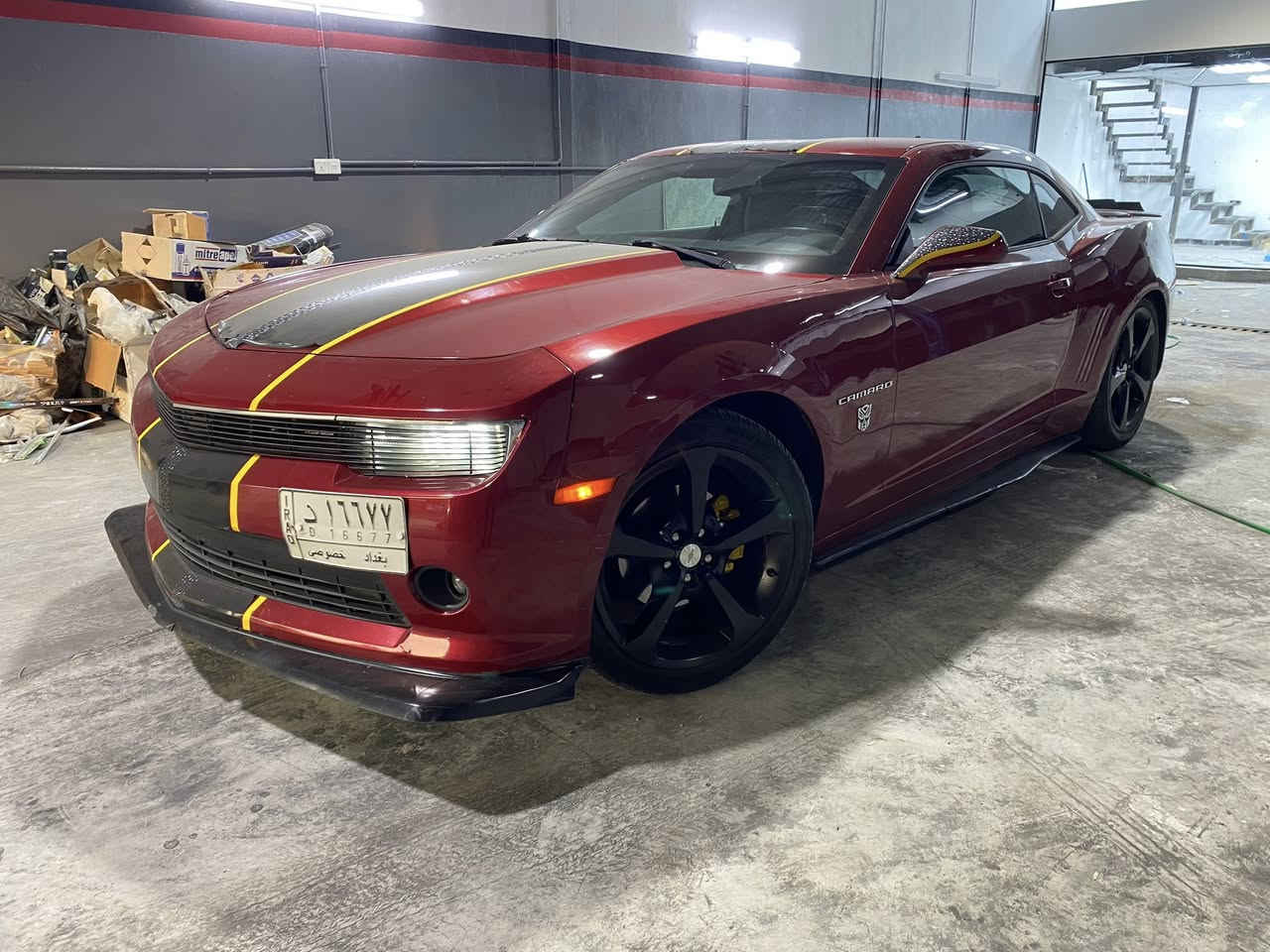 كمارو ٢٠١٤  محرك ٦ سلندر RS
حادثه جاملغ وباب فقط مثل مموضح بالصور  باقي السياره مكفوله بجم كبس 

ايرباك برده فقط 

كير محرك مكفول 

صدر جديد 

السياره عليه ادامه من كل النواحي 

تخم تاير جديد 

شاشه وكامره وحساس خلفي وشفتات بالستيرن وكشنات كهرباء 

السياره عله ايدي وكلش نضيفه 

عارضه ب٩٨ وبيها مجال  

 

الرقم /***********
