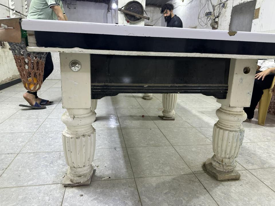 سلام عليكم من رخصت الادمن  ميز بليارد كامل من كلشي كيوبات سيت طوبات عماله للكيوبات السعر 400 وبي مجال لشراياتصال عله هذه الرقم ***********
