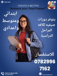 دورة لغة عربية • معهد الابداع • الصوب الثاني