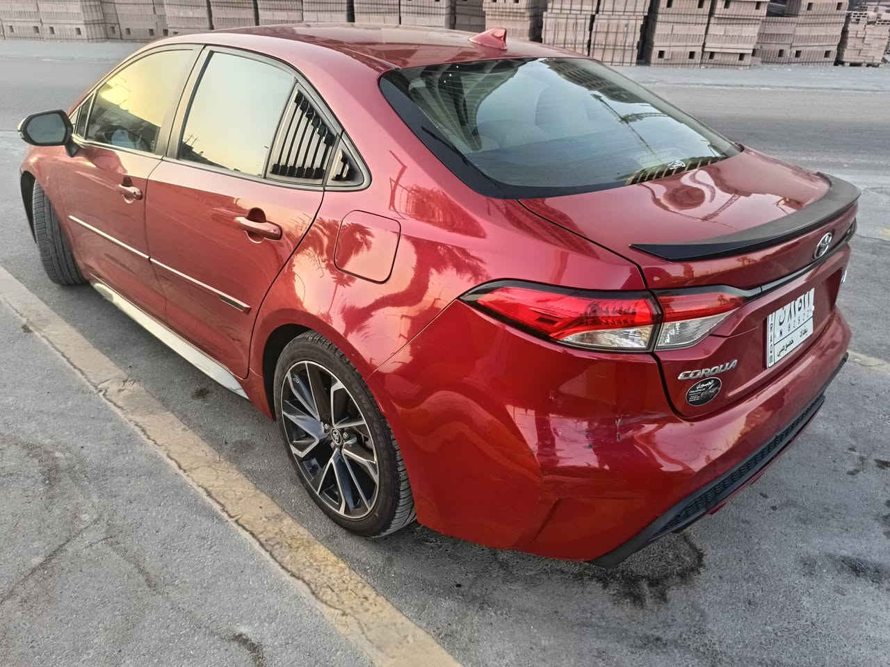 كورولا 2020 سبورت فول مواصفات..وارد امريكي حادث امامي .  ايرباكات سليمة..تبريد بلادي ثلج.. بيها صبغ بنيد و جاملغ امامي و الدعامية الامامية مبدلة حديثا ... رقم بغداد باسمي للبيع ب 12 الف دولار وبي مجال للشراي لان بيها تلحيضات بالصبغ تحتاج تكحيل و بولش..
مكانها الغزالية 
***********
