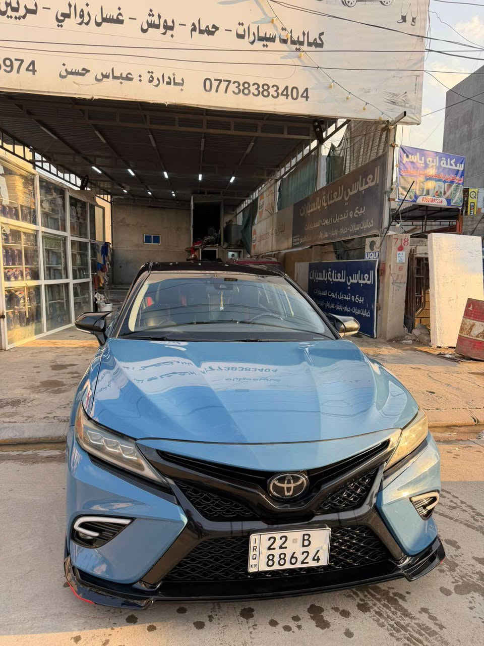 تويوتا كامري 2022 TRD
ماشيه 35 الف ميل 
سياره ضرره باب صبغ +شبر اسفل باب
بل سقف بي شويه تعديل بل سقف و شبر بل جاملغ و بل باب
سياره جديده 
سعرها 215 و مجال دهوك, العراق


**إذا كنت صاحب هذا الإعلان وتريد حذفه لأي سبب، رجاءا أرسل رسالة إلى الدعم الفني**