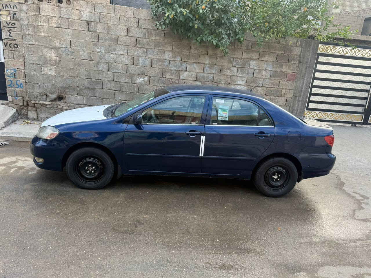 سلام عليكم حبايب كورلا نحله للبيع رقم بغداد تحويلها ثاني يوم تخم تاير كير ومحرك مكفولات سياره حال جديده داخل طبي محرك 1800  تبريد شغال جاهزه من كلشي السياره صبغ حزام جماليه
سعرها 83 وبيها مجال لشراي 
مكان السياره الفلوجه 
***********
***********
