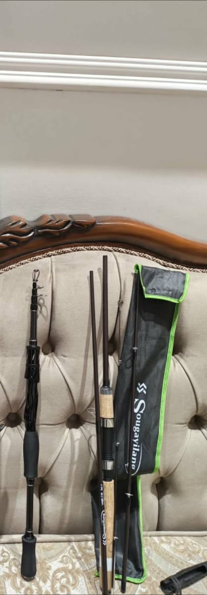 يا الله عيني عود مال صيد جديد غير مستخدم الطوال مالهن من 180الا210 ولفلات طول وحدة اتلاثة متر وثانية ستة متر اليفيدنة يراسني عليهن عنوان بغداد الدورة شارع ستين رقمي *********** يوجد خدمة توصيل الجميع المحافضات 5تالاف الحجز ولاتصال على الواتساب او على الخاص
