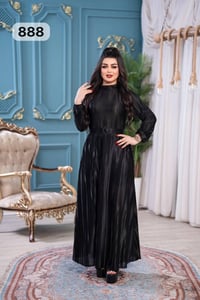 فستان • سواد فاحم • فري سايز