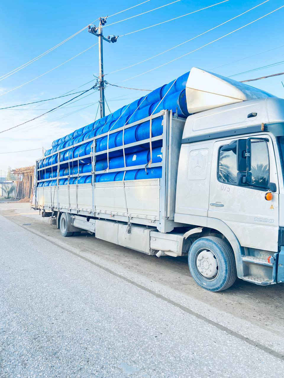 السلام عليكم براميل 
260لتر 23
220لتر 21
170لتر قبق مفتوح 15مكاني بابل حي العسكري قرب العلويه حميده بنت الكاظم أو المدرسه ***********توصيل فقط مركز الحله
