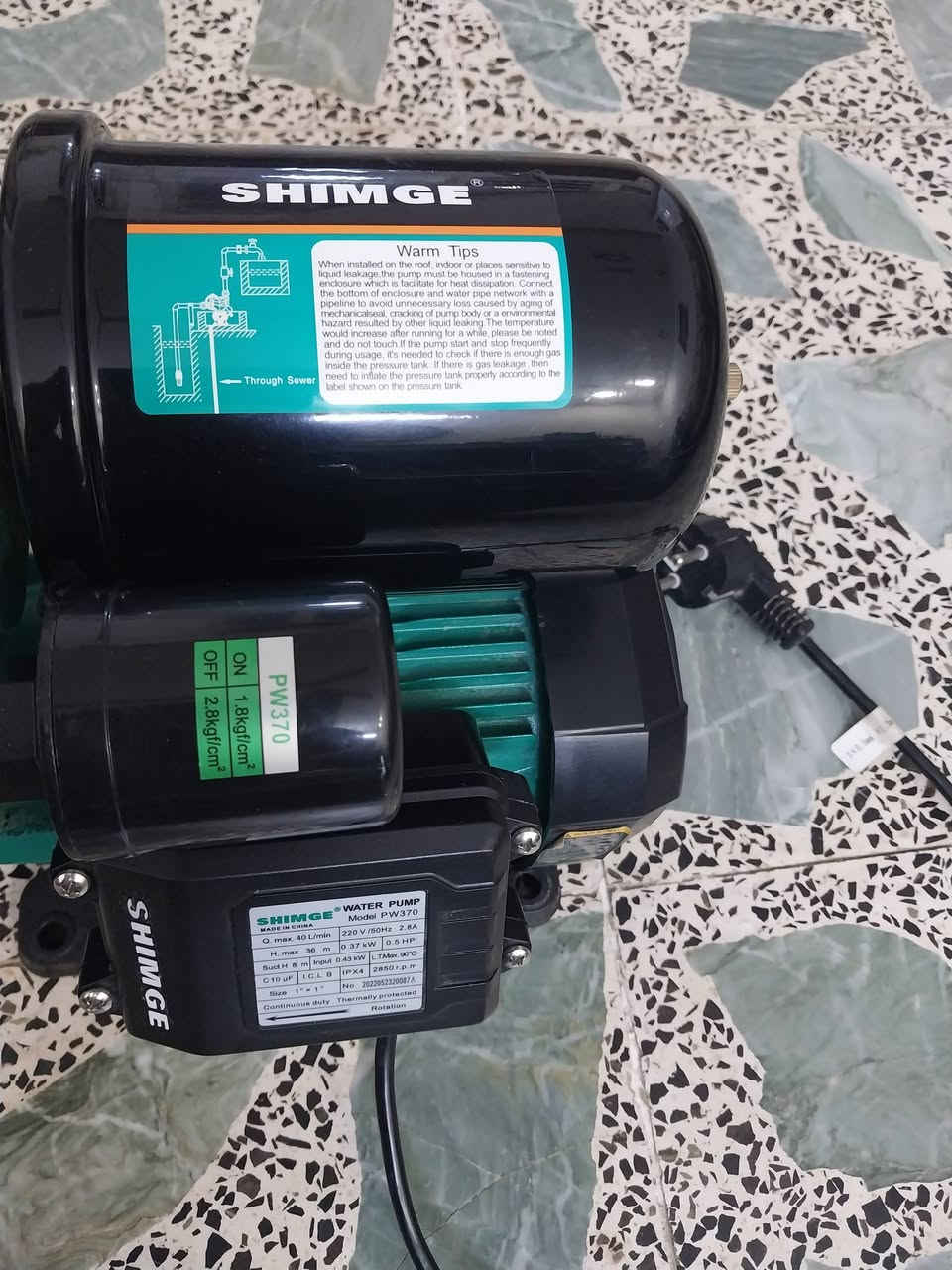 ماطور ماء نظيف جدا جدا ألاصلي استخدام مرتين فقط الله شاهد أخذته ٩٠  ألف رايدة ٧٥  ألف
***********
