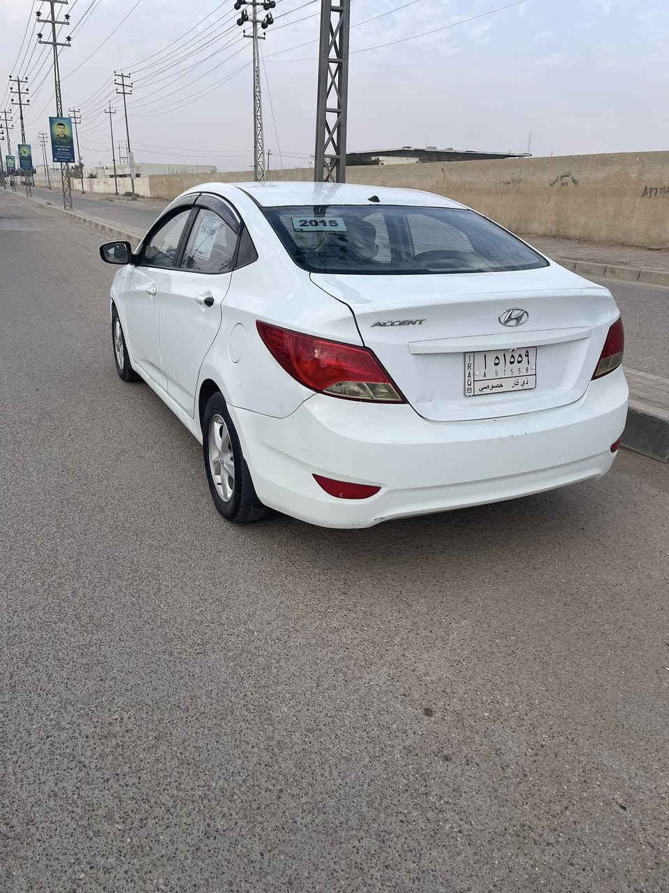 ‏سلام عليكم أكسنت موديل 2015 سنوية جديدة مشروع وطني بها صبغة قليل الحدادية تخم تاير سيارة حلوة مكينة 1400 ￼ سيارة بالعمارة السعر 77 وبيها مجال *********** ￼
