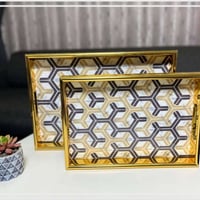 صواني العيد • طقم خشبي • توصيل بسماية