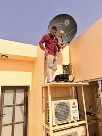 تنصيب صحن • شبكة سكاي • الديوانية