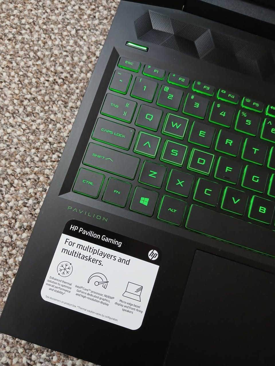 ثلاث قطع متوفرة
لابتوب گيمينگ HP Pavilion نظيف جداً، البطارية بس انشحنت مرتين.
السعر: 700 ألف رجاء اسعار ثابتة
فقط بيع ما مراوس
Core i5-10300H جيل عاشر
رام 32GB DDR4
SSD NVMe 256GB ذاكرة
شاشة 16 إنچ FHD 144Hz
GTX 1660 Ti 6GB Max-Q كرت شاشة خارجي ست كيكا
ملحقات شاحينة اصلية فقط
توصيل 10 الف
***********
