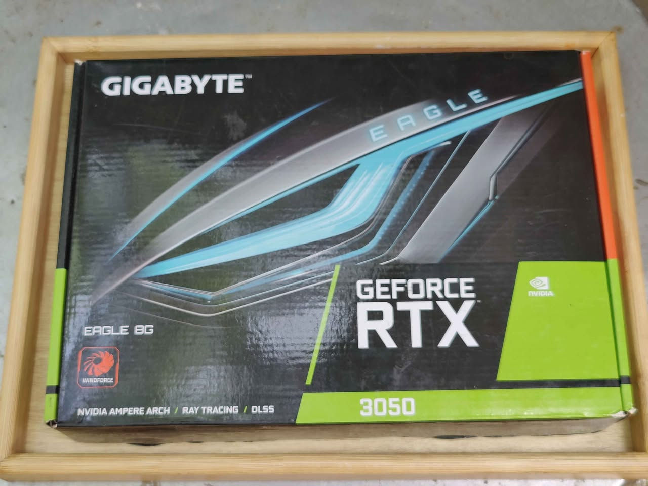 RTX 3050 8GB EAGLE GIGABYTE 

كرت شاشة غير مفتوح ومكفول استخدام شخصي 
مع العلبة الاصلية 
السعر 260 الف  يتوفر توصيل بغداد, العراق


**إذا كنت صاحب هذا الإعلان وتريد حذفه لأي سبب، رجاءا أرسل رسالة إلى الدعم الفني**
