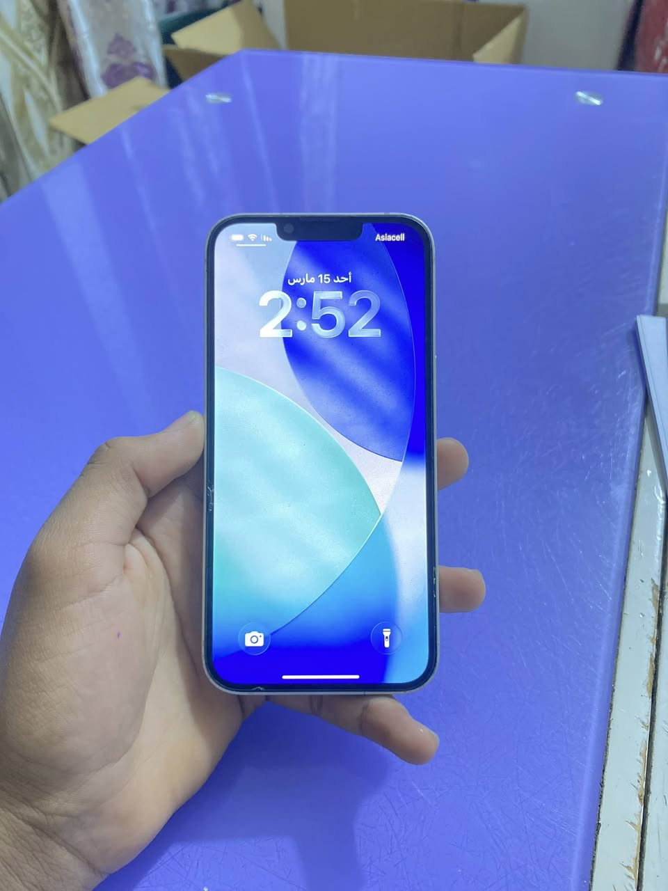 ايفون 13 بسعر 385الف
جهاز امريكي 
ذاكرة 128
لون ابيض 
بطارية 🪫 83‎%‎
جهازمكفول
فقط مستبدل شاشة اصلية من ابل مختومة
عنوان العبيدي 
للستفسار 
***********
