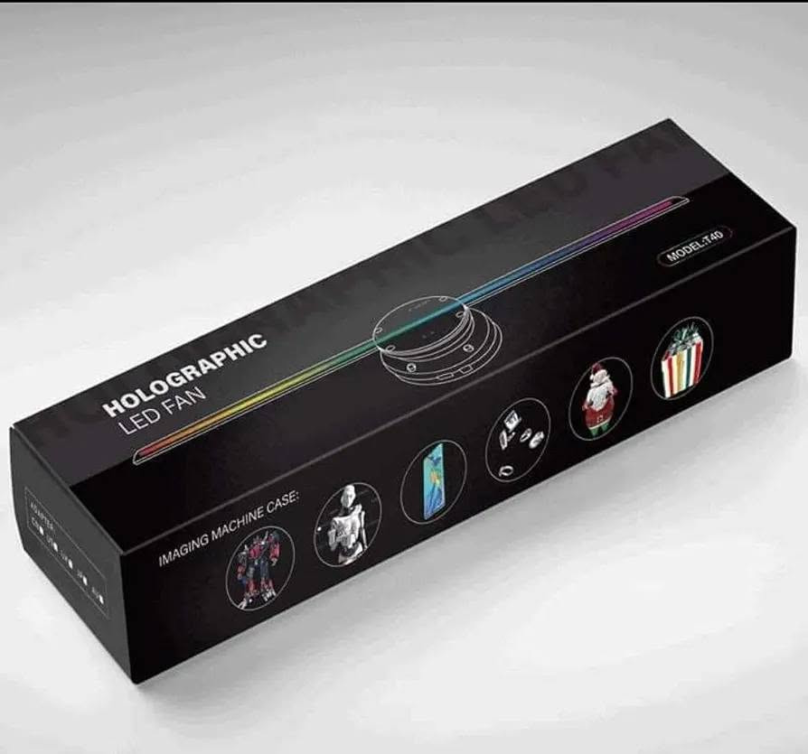 مروحة عرض هولوجرام ثلاثية الابعاد 4K باضاءة LED مع واي فاي - صور ومقاطع فيديو ثلاثية الابعاد - جهاز عرض ثلاثي الابعاد هو الافضل للمتاجر والمتاجر والبار والكازينو وعرض احداث العطلات
هذا المنتج هو مروحة عرض هولوغرام ثلاثية الأبعاد (3D Holographic LED Fan) تستخ8دم للإعلانات والعروض البصرية. 
اسم المنتج: مشروع هولوغرام ثلاثي الأبعاد (3D Hologram project) [مستند الصورة].
الطراز: T42 [مستند الصورة].
الميزات: تظهر الصور وكأنها تطفو في الهواء باستخدام إضاءة LED سريعة الدوران لإنشاء تأثير بصري ثلاثي الأبعاد. 
التحكم: يمكن تحديث المحتوى عبر بطاقة SD أو الوصول عن بعد عبر الواي فاي
السعر  ١٠٠ الف وبيها مجال قليل


**إذا كنت صاحب هذا الإعلان وتريد حذفه لأي سبب، رجاءا أرسل رسالة إلى الدعم الفني**