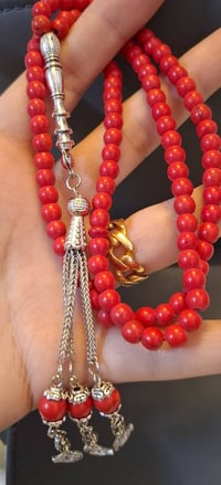 مسبحة حجر طبيعي • روز كوارتز • ٨ ملم