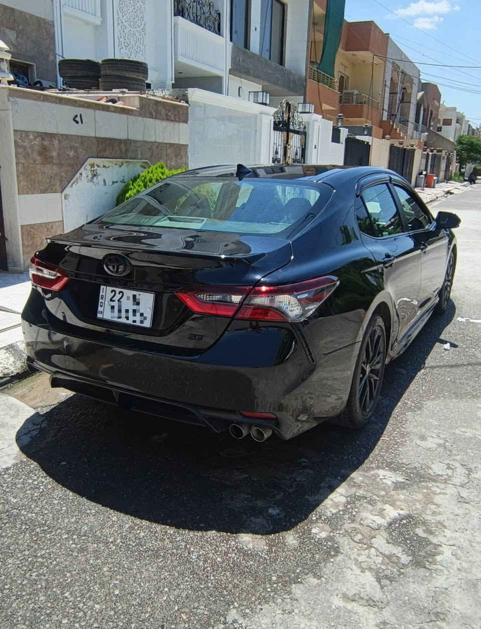 تويوتا كامري 2023
مواصفات Se نايت شيلد
بصمه رادار كوشين جلد كارةبا
فول ماعدا فتحه
فقد بنيت صبوغ بدون داخلي 
ارباك سليم 100%
بدون داخلي
رقم جديد سنوي جديد 
4T1G11AK6PU817733
استفسار ***********
سعر 205 ورقه
مكان سيارة اربيل أربيل, العراق
