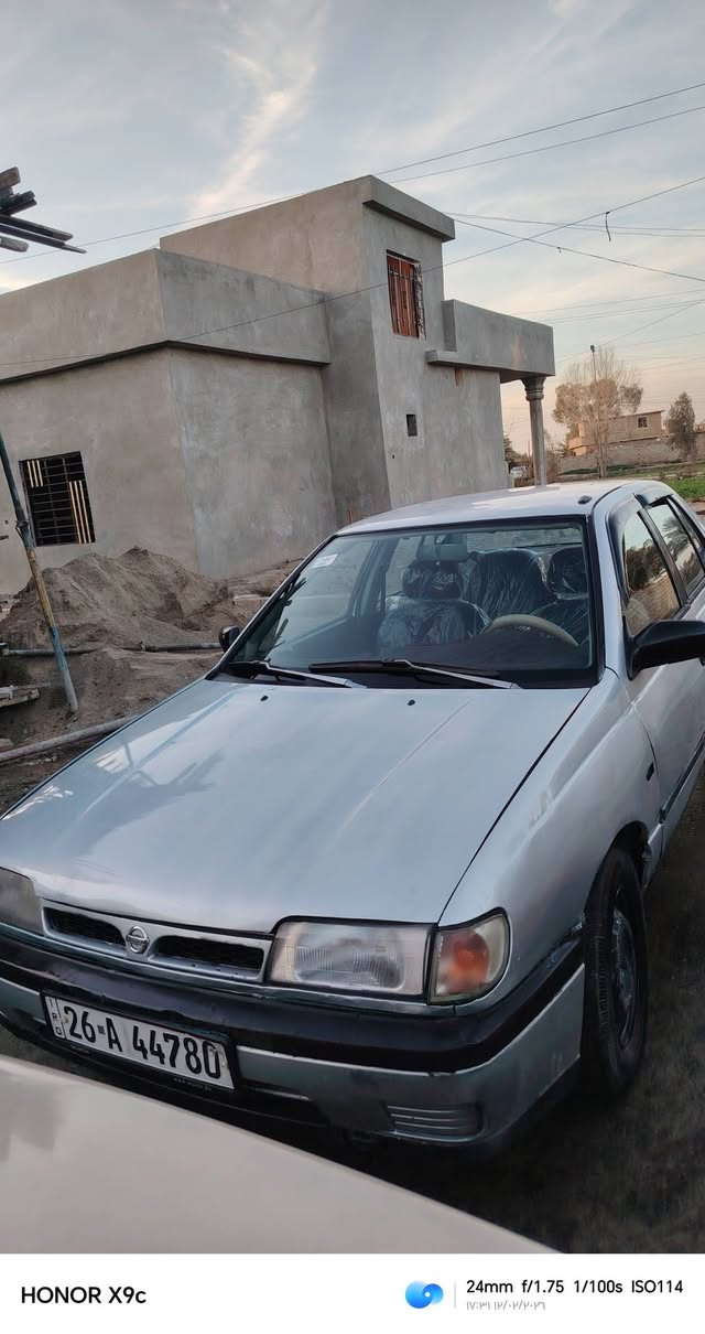 السلام عليكم
للبيع نيسان سني 1992
رقم صلاح الدين دولي 
سنويه 2029
السيارة ابسمي تحول ثاني يوم
كير  شرط محرك بي خيط تبخير 
صدر امامي خلفي زين 
درايم شفت جديد باتري جديد دشبول جديد تايرات بل جيس خلفي امامي نص عمر السياره حلوه وكاعده  والكشر شوف العين مصبوغه حزام 
السعر 35وبيه مجال 
للستفسار ***********
