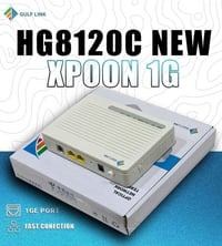 اونيوا مشطب واحد كيكا ONU HG8120CNEW XPOON1G 2port  جديد  1 كيكا   يوج...