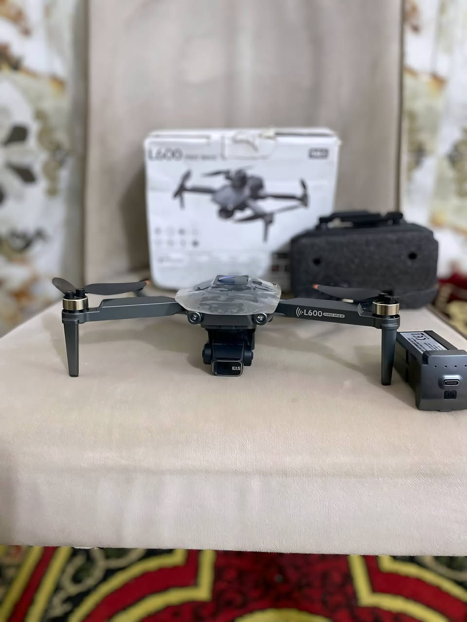 L600 برو ماكس كمبل
بطاريه وحده
الدقه فول HD
الارتفا300 متر حقيقي
البعد 3 كيلو متر
مانع تصادم 100%
ثباتيه 100%
محركات برشلز
ملحقات كارتون ومراوح احتياط وجنطه
فيديو من داخل الدرون هذا 
السعر 160 الف مع التوصيل 
الشراي خاص ❤️


**إذا كنت صاحب هذا الإعلان وتريد حذفه لأي سبب، رجاءا أرسل رسالة إلى الدعم الفني**