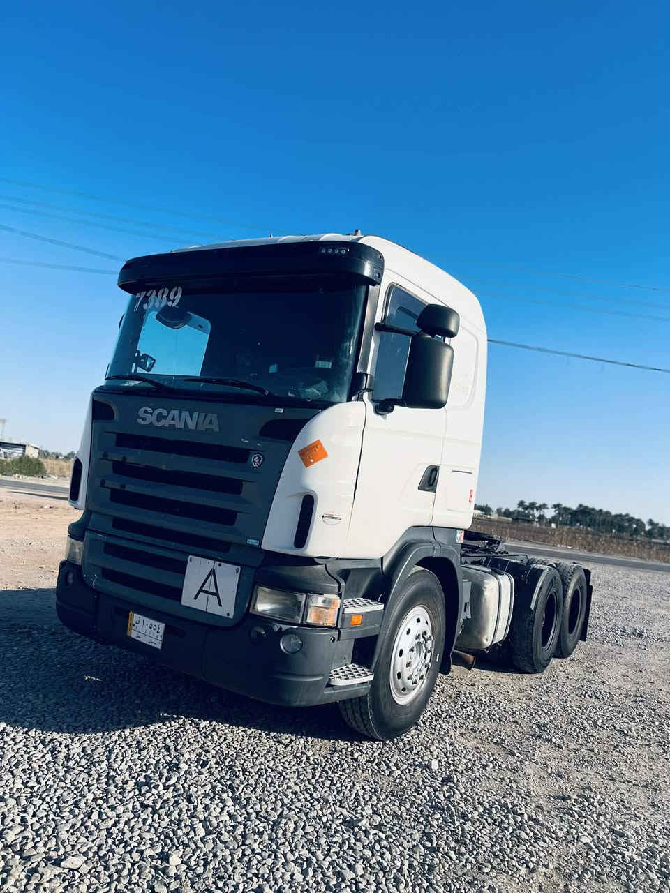 السلام عليكم من رخصة الادمن
اسكانيا راس تريلة سكس ابلادي نساف موديل 2006 ابموديلهة رقم الماني تحويل ثاني يوم مكفولة السيارة وجاهزة للعمل للاستفسار الاتصال على الرقم *********** ابو ايسر
