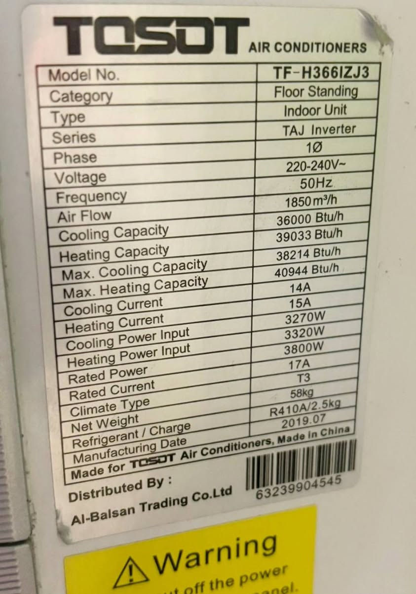 سبلت توسوت كنتوري 3طن أنفيرتر  تدفئه تبريد ثلج ألاصلي من شركةألبليسان العالميه كامل الملحقات غاز الشركه410ضاغط أستوائي سليليز دبل راديتر بواري كيبلات ريموت بلادي السعر 950قفل قفل المكان بغداد الرصافه ألشراي أتصال فقط غير متواجد عل فيس ضمان7أيام بعد النصب 
***********
