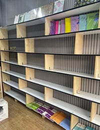 رفوف • ارتفاع ٢م • عرض ٣م٦٠