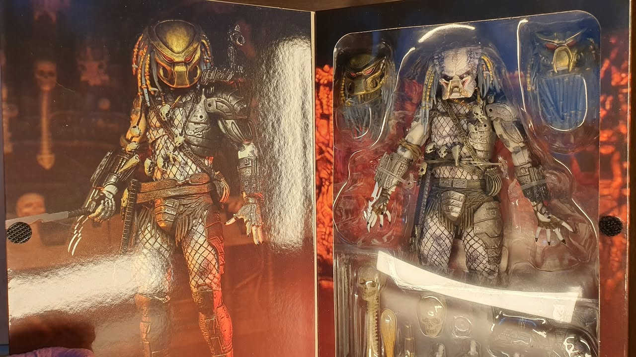 من فيلم : Predator 2 يخرج لكم الزعيم 🔥🔥🔥
.
متوفر الان لدى الكنز الثمين Precious Treasure
مجسم :  Ultimate Elder Predator 🔥
من انتاج شركة Neca
.
مفصلي بالكامل بمدى حركي واسع
تفاصيل دقيقة
ب3 رؤوس واكسسوارات 
.
للطلب والاستفسار مراسلة الصفحة


**إذا كنت صاحب هذا الإعلان وتريد حذفه لأي سبب، رجاءا أرسل رسالة إلى الدعم الفني**