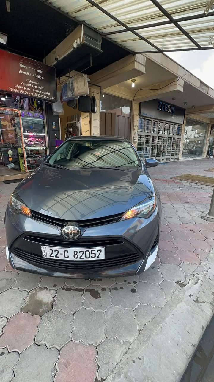 كورله 2017 
وارد امريكي
الضرر مالها 3 قطع 
باب جاملغ خلفي وقبغ الجنطه
وبيها 3 مكانات pdr
موصفات le
بجم كبس 
المكان اربيل عينكاوه
***********
***********
فادي
السعر 123 وبيها مجال بسيط أربيل, العراق
