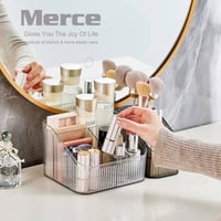 علب مكياج • ميز اكريليك • الرمادي