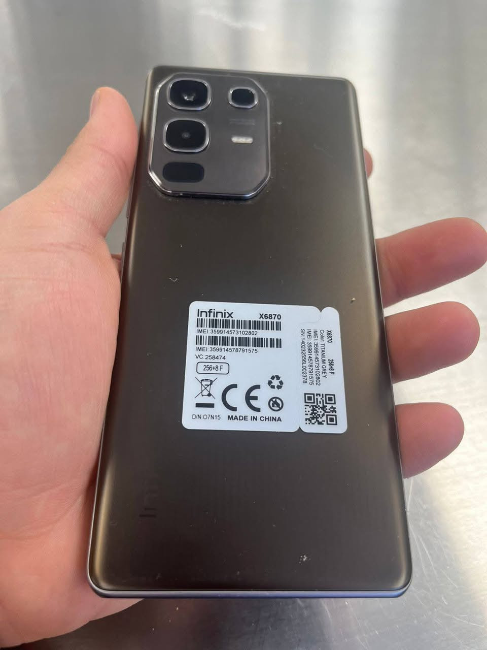 انفنكس نوت 50 اس5G
نضافه100/100
ذاكرة 256 و رام 8
ببجي 90فريم وباقي اللعاب 120
السعر 300وبي مجال بصيط
مكاني بغداد الدوره مدخل البعيثه مطقت ثامنه
رقم الهاتف : ***********
متواجد واتساب فقط
