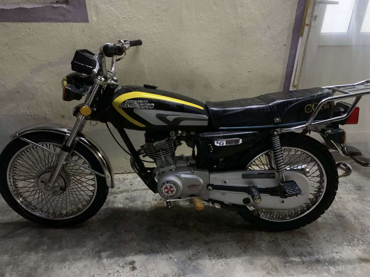 سلام عليكم
دراجه للبيع نامي برو 2020لا صرف لا بخار كهربائيات كلها شغاله دراجه نضيفه سعره335وبي مجال شراي اتصل عل *********** مكاني كركوك عرفه
