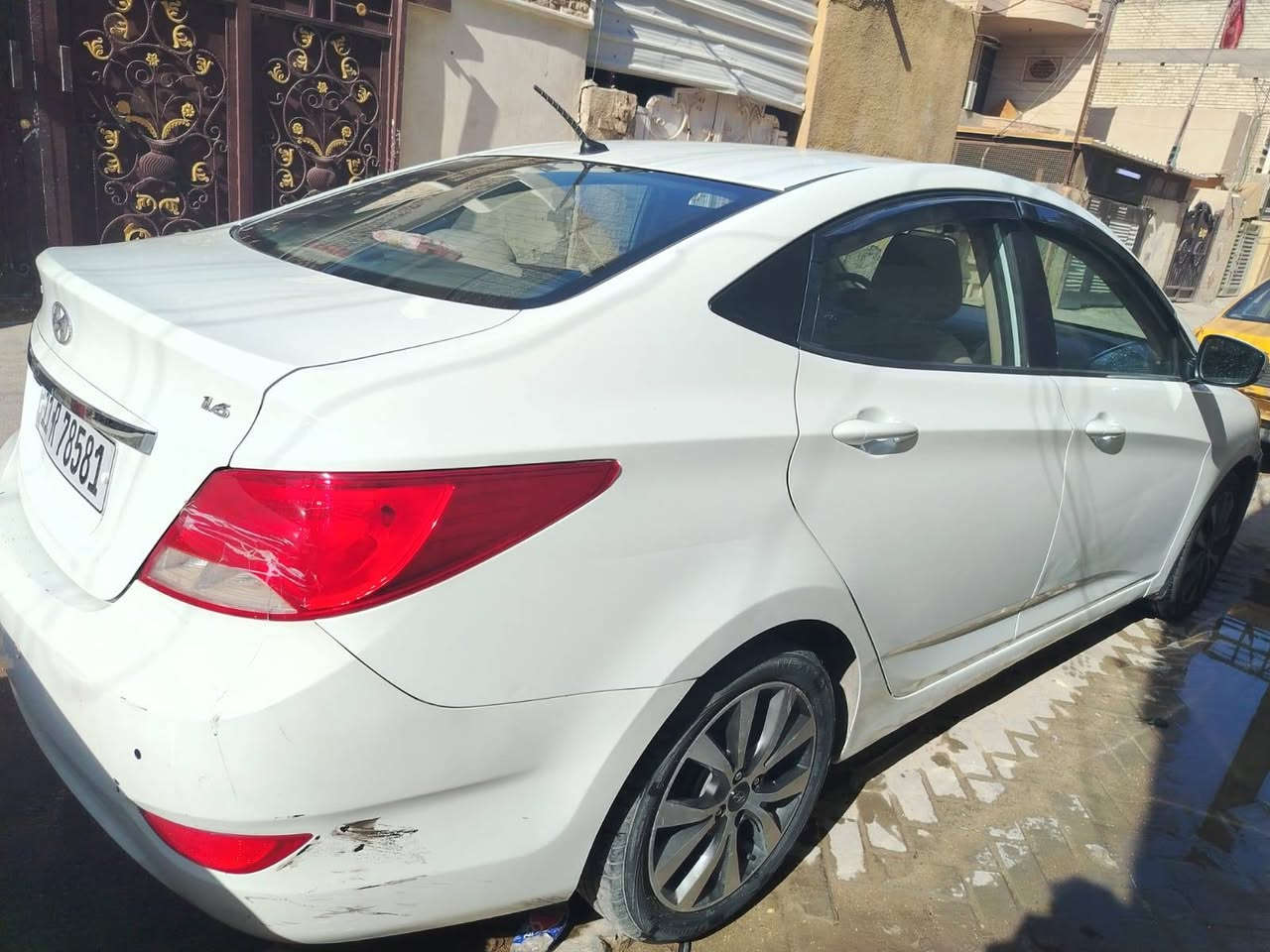 اكسنت 2016 بغداد خليجي
محرك 1600 دوش كير AT اوتماتيك المحرك والكير مكفول ... ماشية 115 
رقم بغداد الجديد + بانوراما +سويج ريمونت
السونار مرفق ... السعر 87 ورقة 
مكان السيارة بغداد البنوك / التبريد يرادلة صيانة
واتساب ***********
