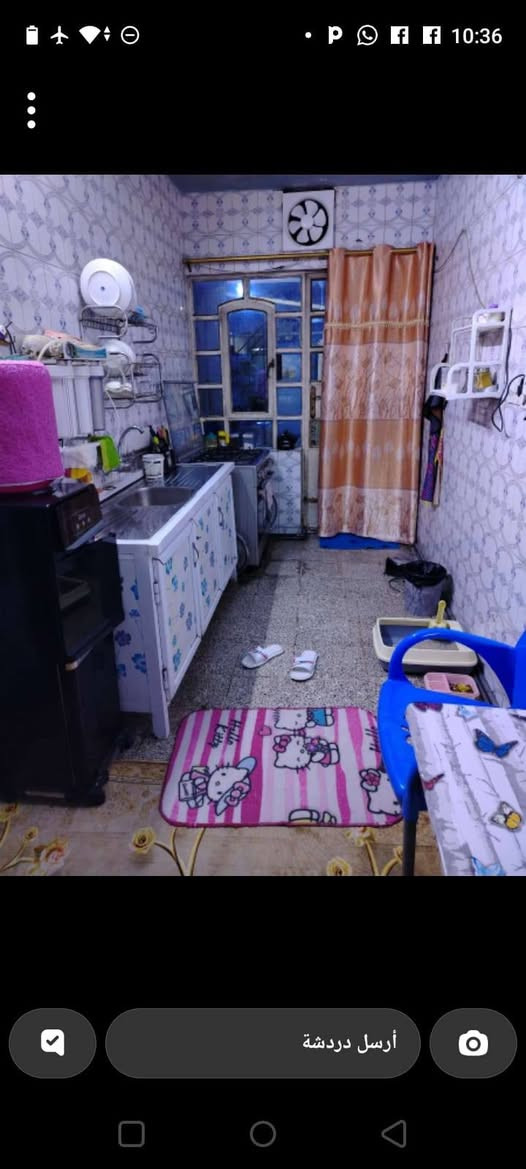 السلام عليكم يوجد لدينا بيت لبيع مساحته  150 متر يحتوي على قرف ومطبخ وسأل وخدمات الموقع لشهداء  منطقت  لظباط بظهر كلشي وكلاشي للاستفسار الرقم الهاتف  *********** لرقم بس واساب
