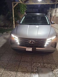 توسان هايبرد وارد امريكي موديل 24 مرقم بغداد .لون سلفر .بنوراما .رادار...