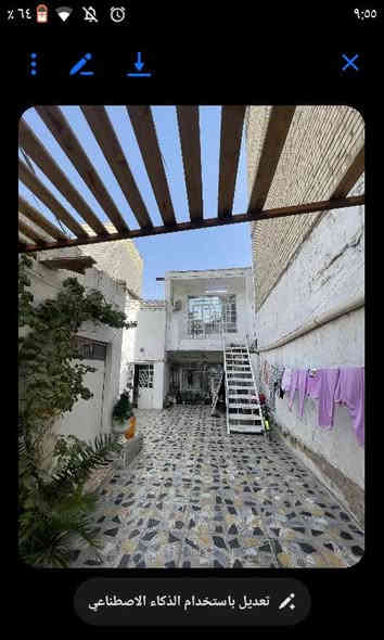 بيت للبيع او مراوس 200م حي اور 
شارع عريض منطقه الشيشان زراعي  ملك صرف 
خلف بانزين خانه
قريب على الشارع العام   
واقع حال طابقين الاول 3غرف ومطبخ وصاله واستقبال وصحيات  وترك خلف البيت  بناء اعگاده طابق الثاني يتكون من مشتمل كبير كامل وصحيات السعر 165 وبي مجال 
***********
