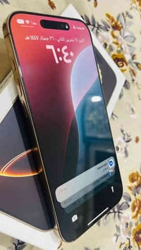 آيفون ١٦ برو ماكس • ٢٥٦ • بطارية ١٠٠٪