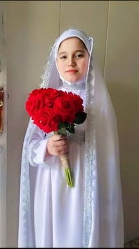 زي تكليف للبنوتات الجميلات💁‍♀️❤️ اربع قطع (عباءة..حجاب..فستان.. حزام ....