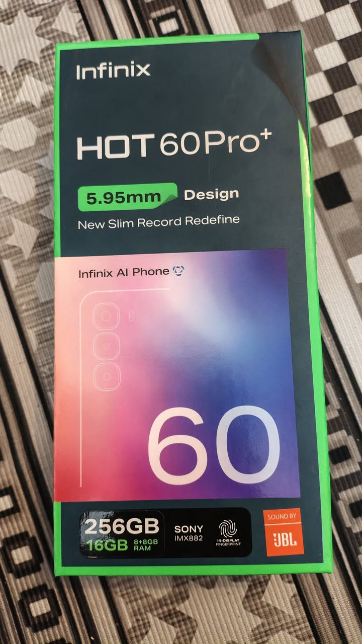 السلام عليكم موبايل انفنكس هوت 60برو بلس جديد ماصار شي من اخذته ذاكره 256رام16 كاميرا من سوني جهاز نضيف بنسبه98٪100 الجديد مالته ب260الف.. رايده ب180.. لا تكسر بالسعر بس الشراي يطلبي خاص او واتساب ***********
