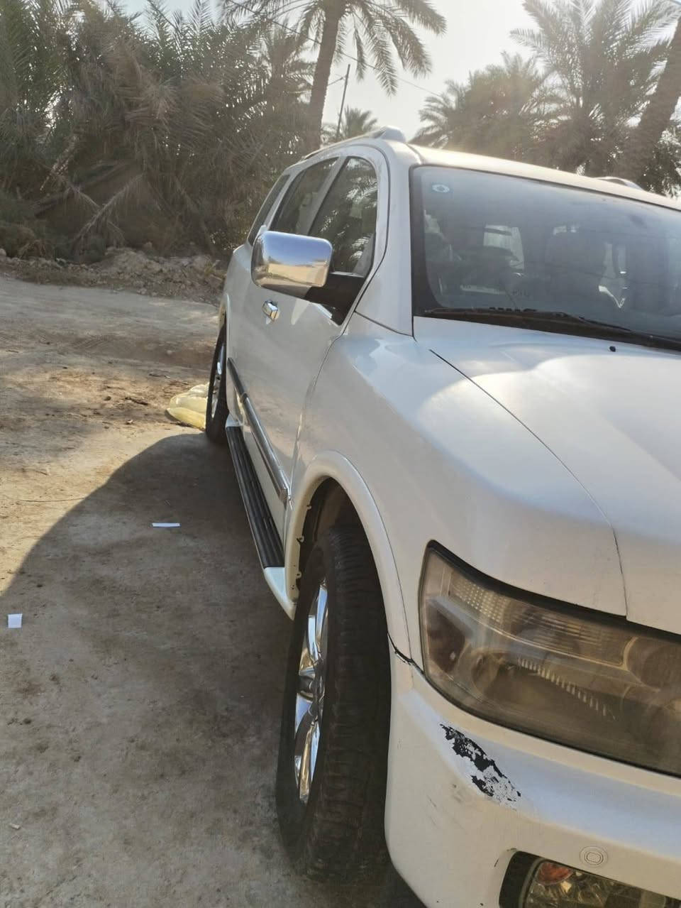 السلام عليكم
انفنتي qx56 للبيع
موديل 2009
وارد خليجي
محرك 8 سلندر 
السيارة بدون اي ضربة
منظومة غاز تحويل من الغاز إلى البانزين اوتوماتيك و بالعكس يعني بدون اي لمس
فول مواصفات من الفتحة إلى الترحيب إلى كلشي  يعني فول مواصفات 
بيهة بس طخات بسيطة و طخة بالدعامية الخلفية فقط
سعرها 110 
المكان بابل 
*********** 
متوفر واتساب
