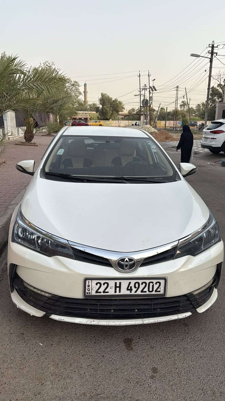 كورلا 2018 خليجي 
محرك 2000
بدون حادث فقط خدوش بسيطه 
رقم اربيل 
 السعر 167
التواصل 
***********
